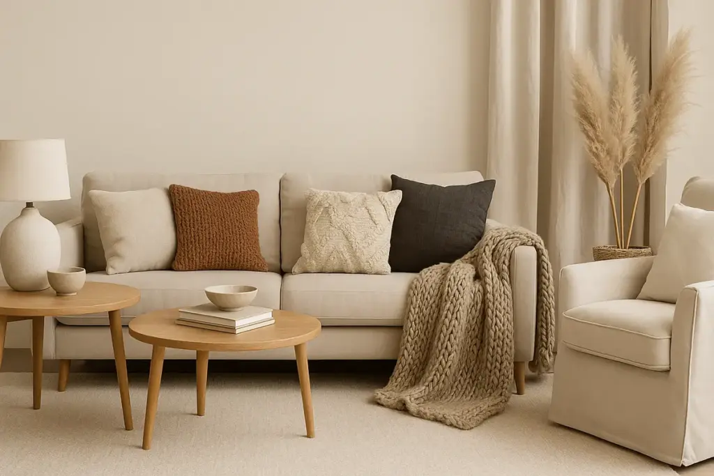 Come scegliere i tessili giusti per il soggiorno? I consigli degli interior designer per un ambiente accogliente
