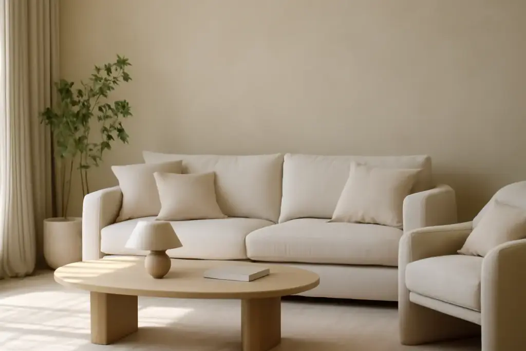 Colori neutri per la zona living moderna: l’effetto rilassante che trasforma la percezione degli spazi