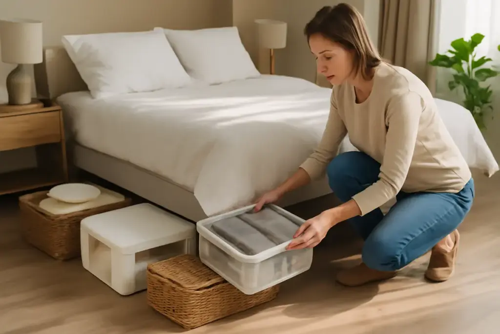 Organizzare lo spazio sotto il letto: idee salvaspazio che cambiano la gestione della camera