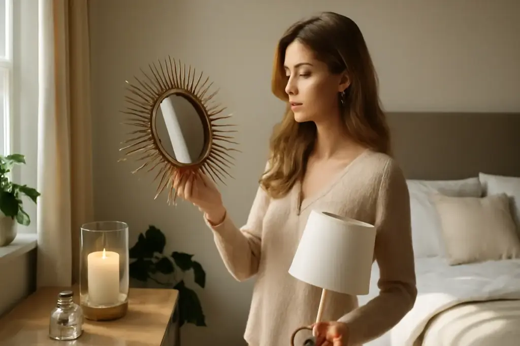 Ricerca di accessori glam per la zona notte: l’accorgimento che dà risalto alla luce naturale