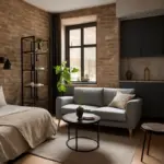 Arredamento urban chic per monolocale: la soluzione per sfruttare ogni metro senza rinunciare allo stile
