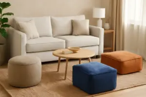 Sedute aggiuntive in salotto: l’alternativa compatta e versatile ai divani tradizionali