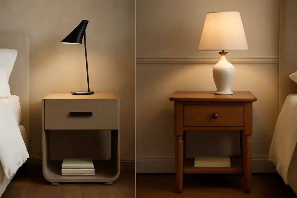 Qual è la differenza tra comodini di design italiano e tradizionali? Scopri quale scegliere e perché