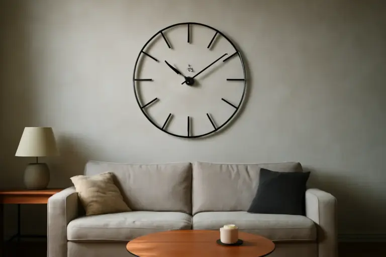 Orologi da parete di design: perché sono il focus perfetto per una stanza spenta