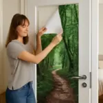 Stickers decorativi per porte interne: rinnova l’effetto delle stanze senza spendere una fortuna
