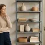 Stai pensando di arredare con scaffali metallici a vista? Scopri come evitare l’effetto disordinato