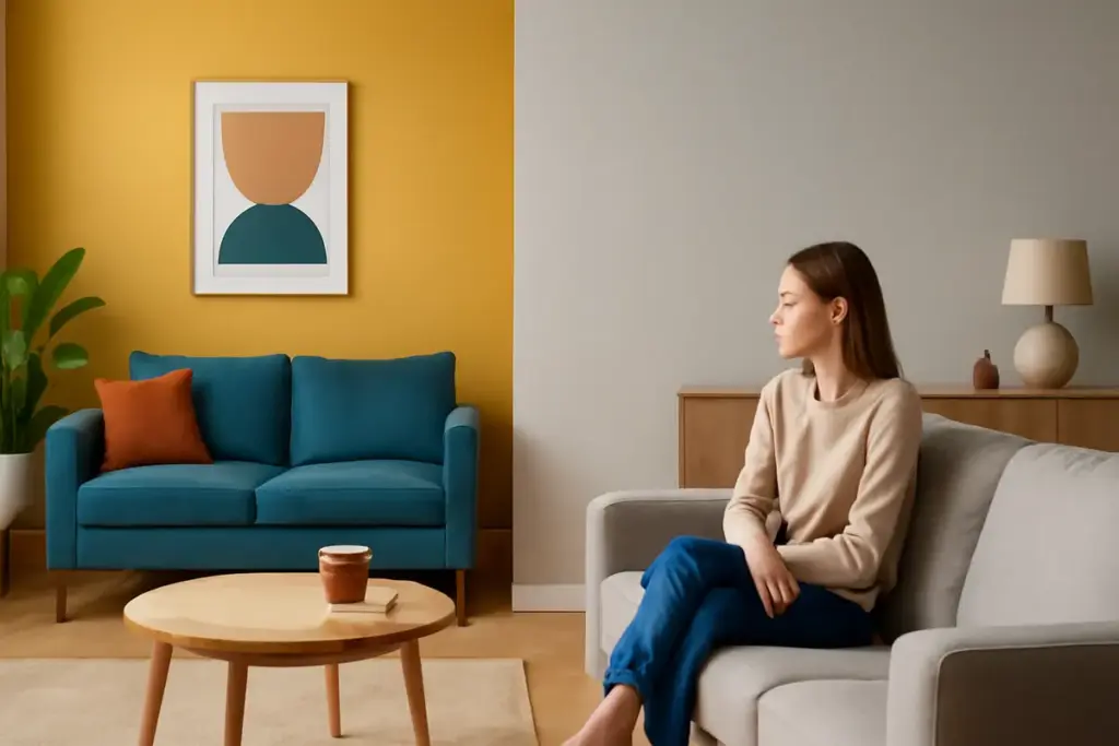 Pareti colorate in casa contemporanea: il rischio principale da evitare per non appiattire l’ambiente