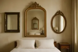 Specchi vintage per la camera da letto: il modo meno scontato di dare profondità senza errori