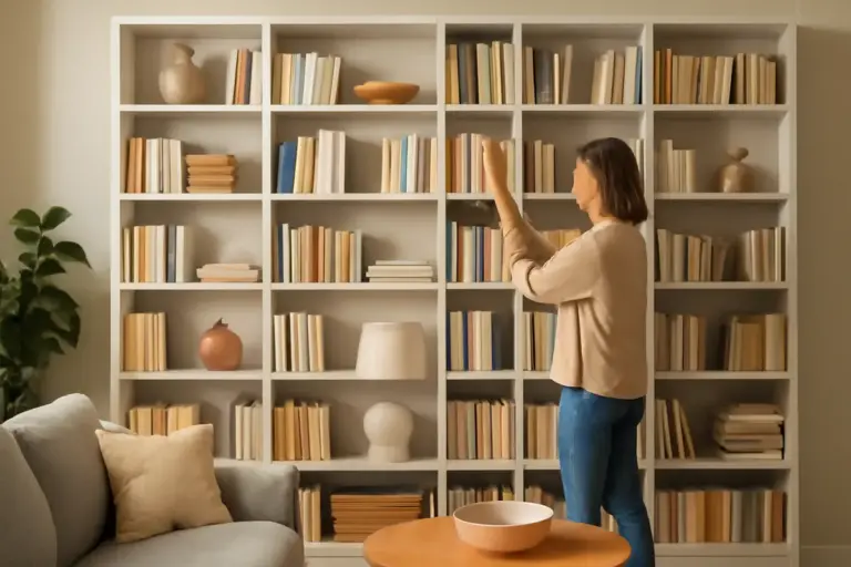 Come organizzare una libreria a giorno in soggiorno? Idee pratiche per mostrare e ordinare i tuoi libri