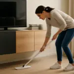 Mobili sospesi per zona living: il dettaglio nascosto che semplifica le pulizie quotidiane